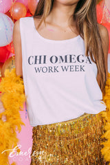 Chi Omega Work Week Tank