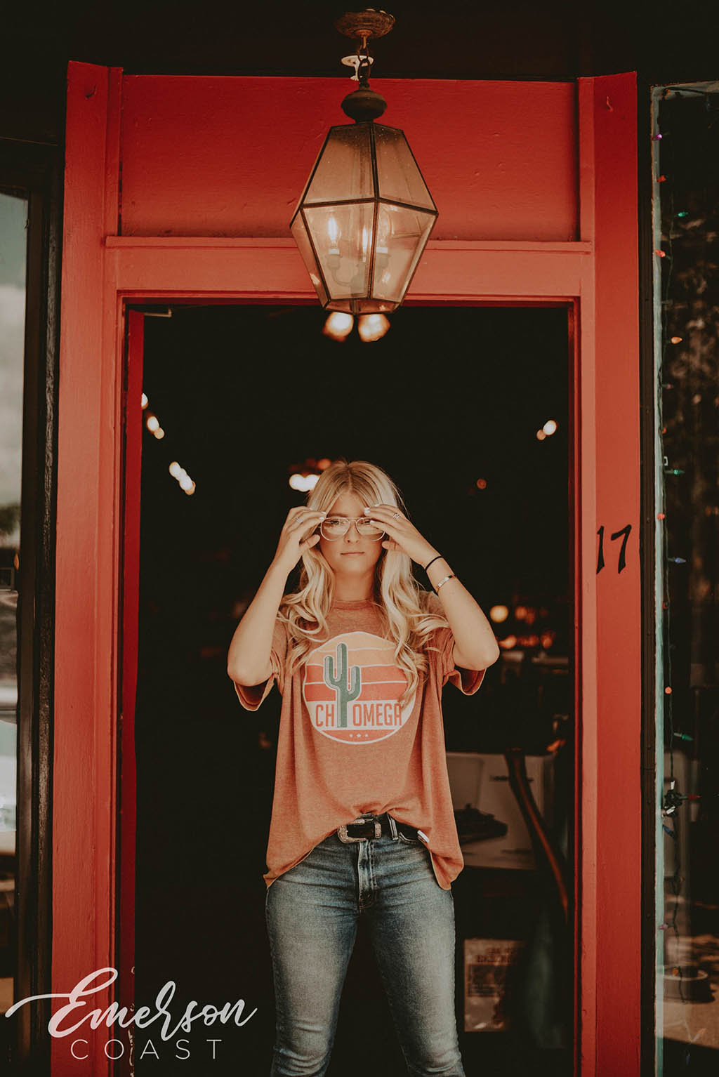 Chi Omega Cactus PR Tshirt