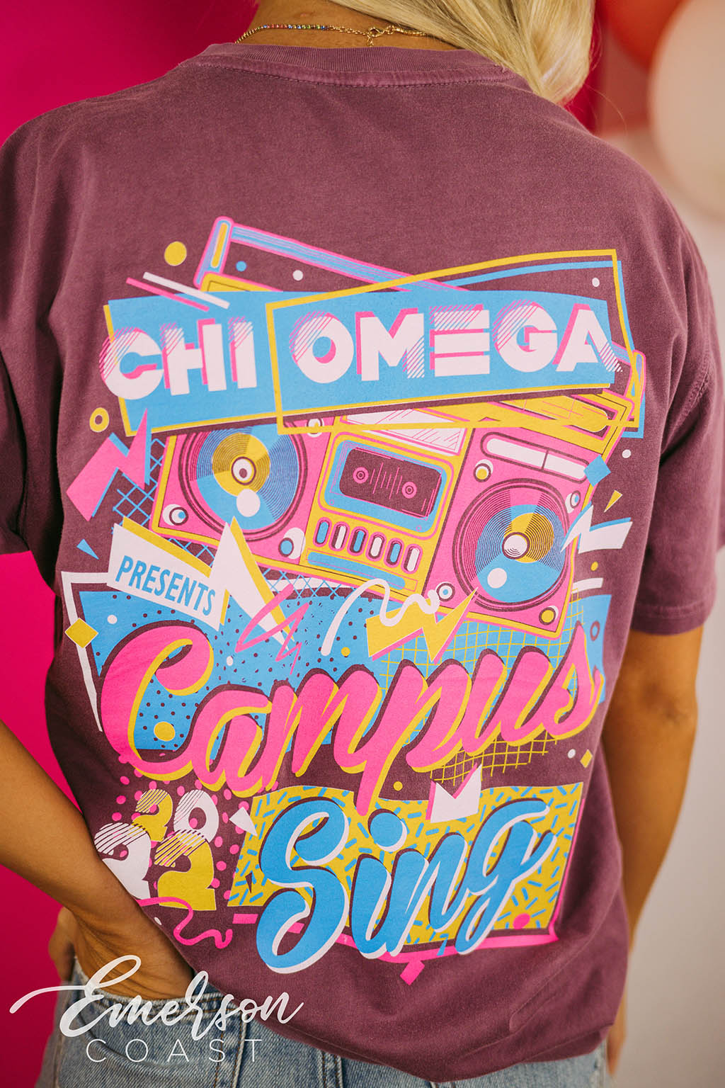 Chi Omega Campus Sing Tee