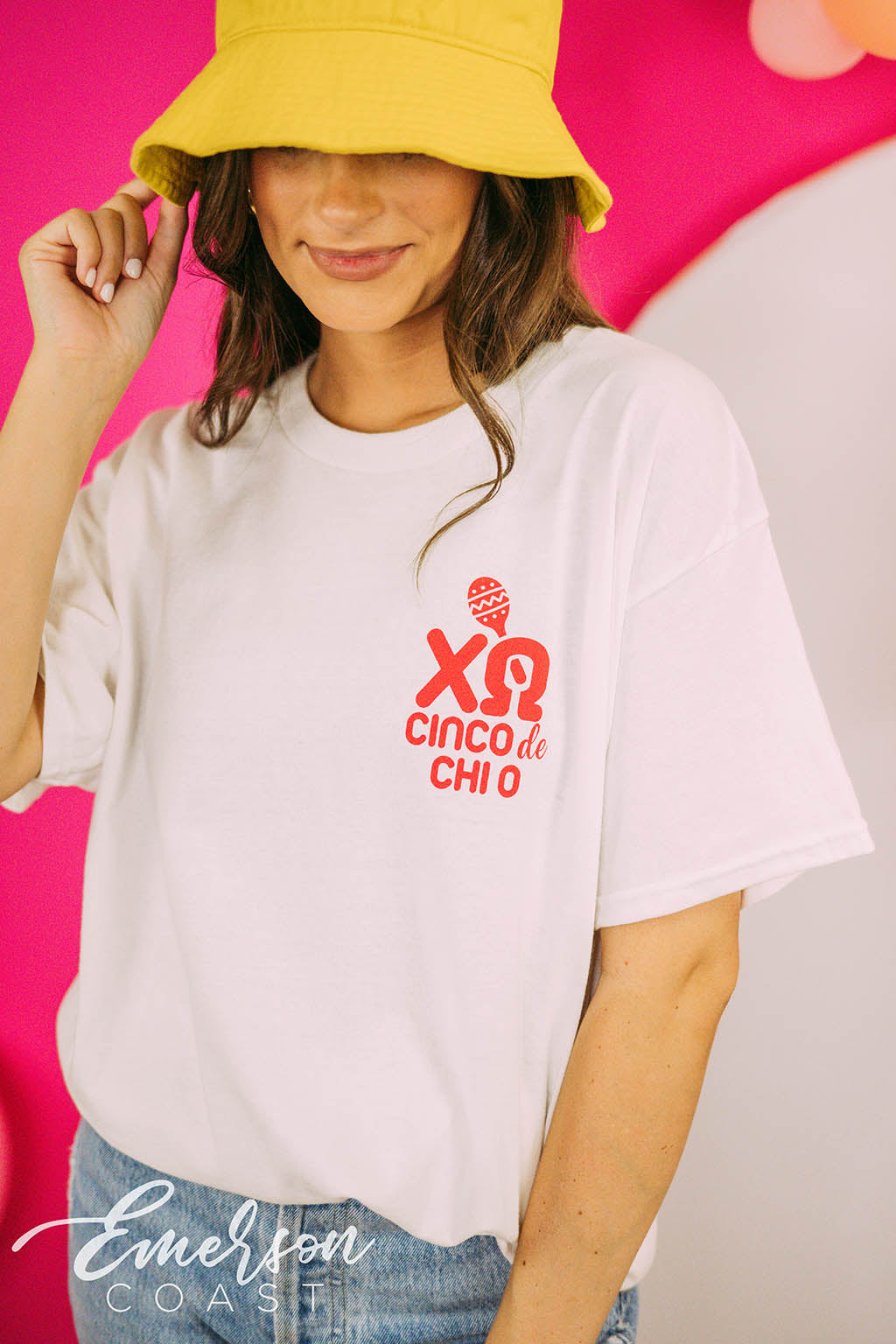 Chi Omega Cinco De Chi O Tee