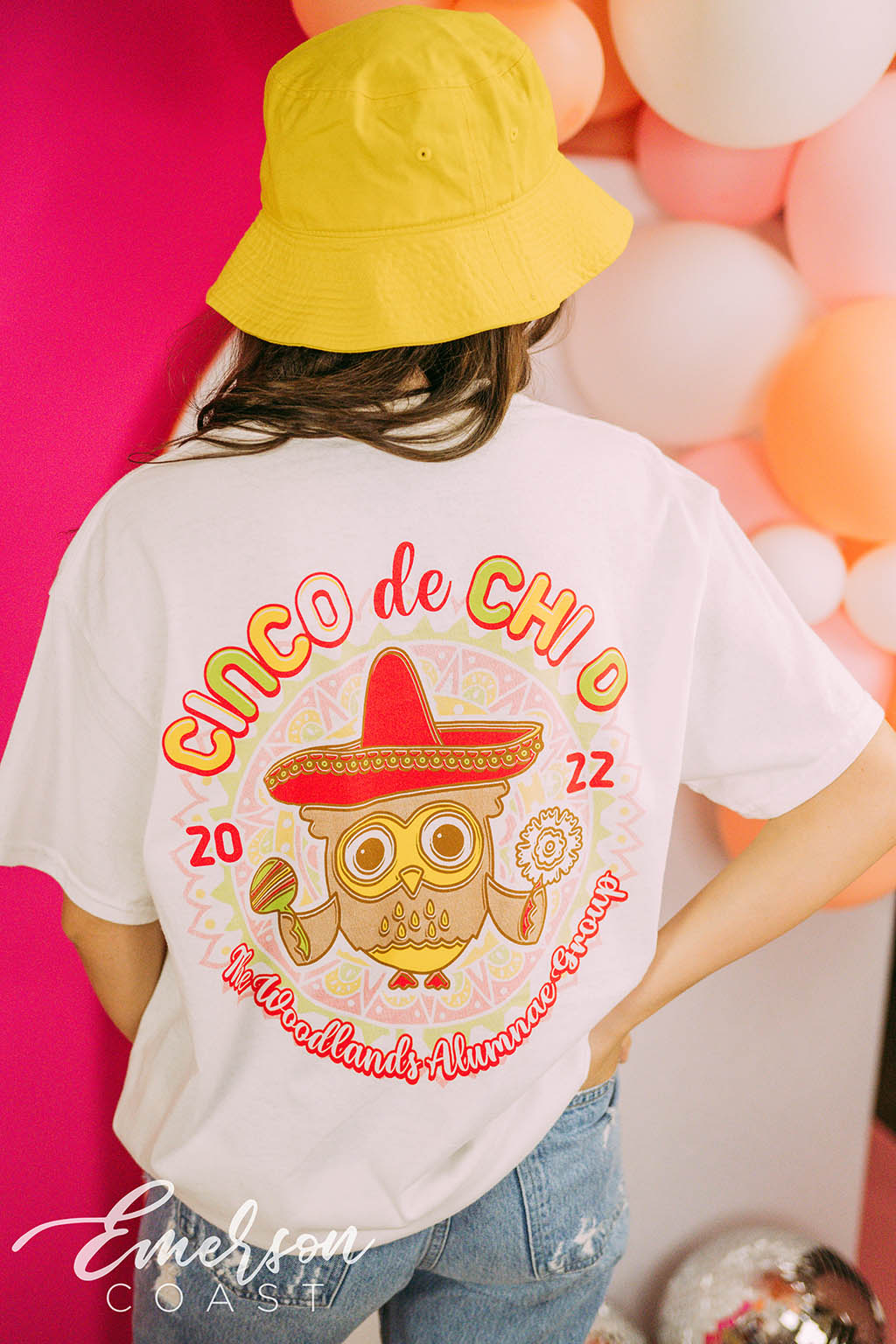 Chi Omega Cinco De Chi O Tee