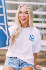 Chi Omega Dad's Weekend Jersey Tee