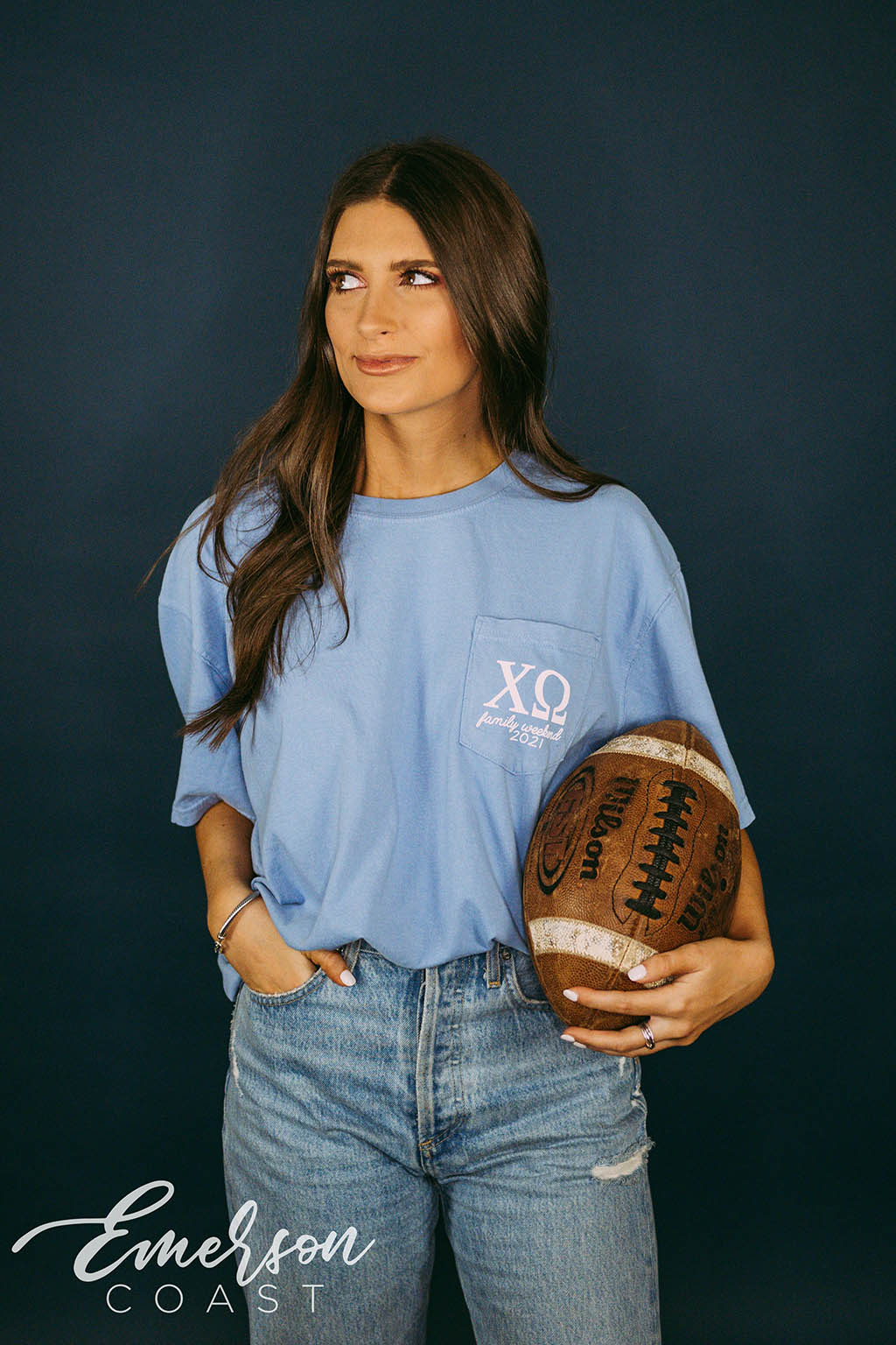 Chi Omega Map Family Weekend Tee