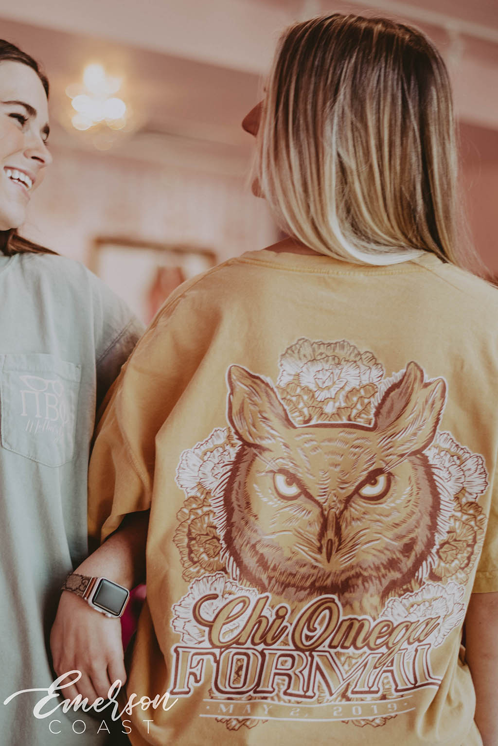 Chi Omega Owl Formal Tshirt