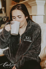 Chi Omega Fuzzy Pullover