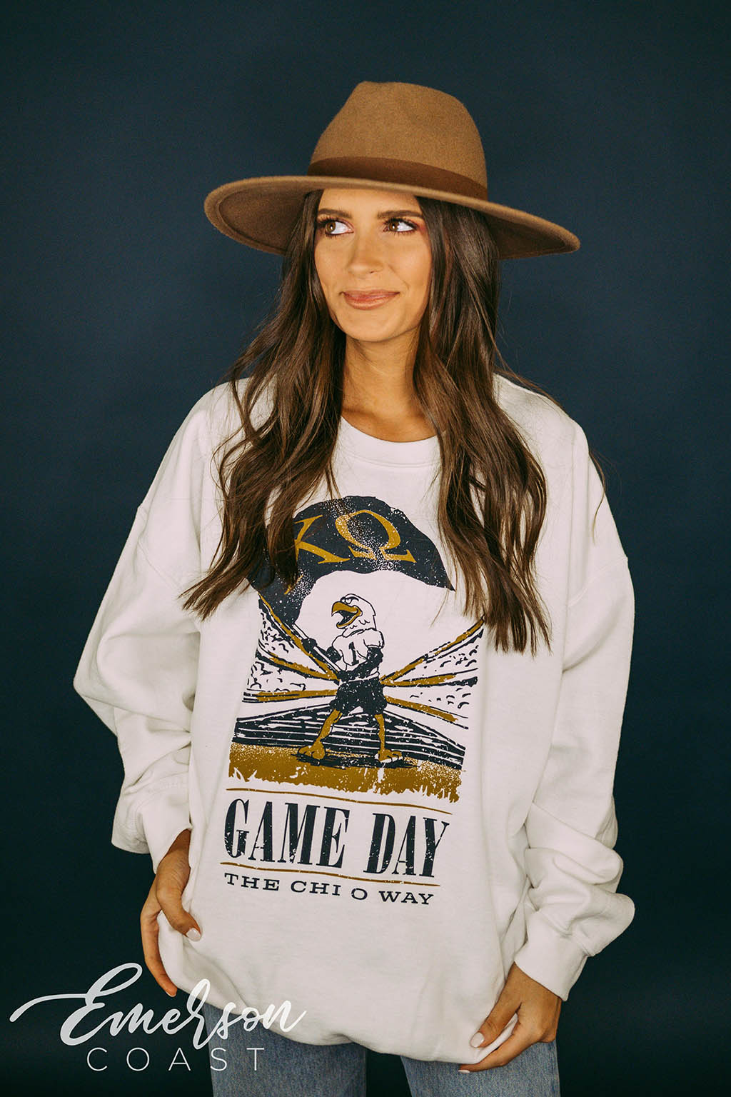 Chi O Eagle Game Day Sweatshirt