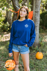 Chi Omega Wish Week Skull Long Sleeve Tee