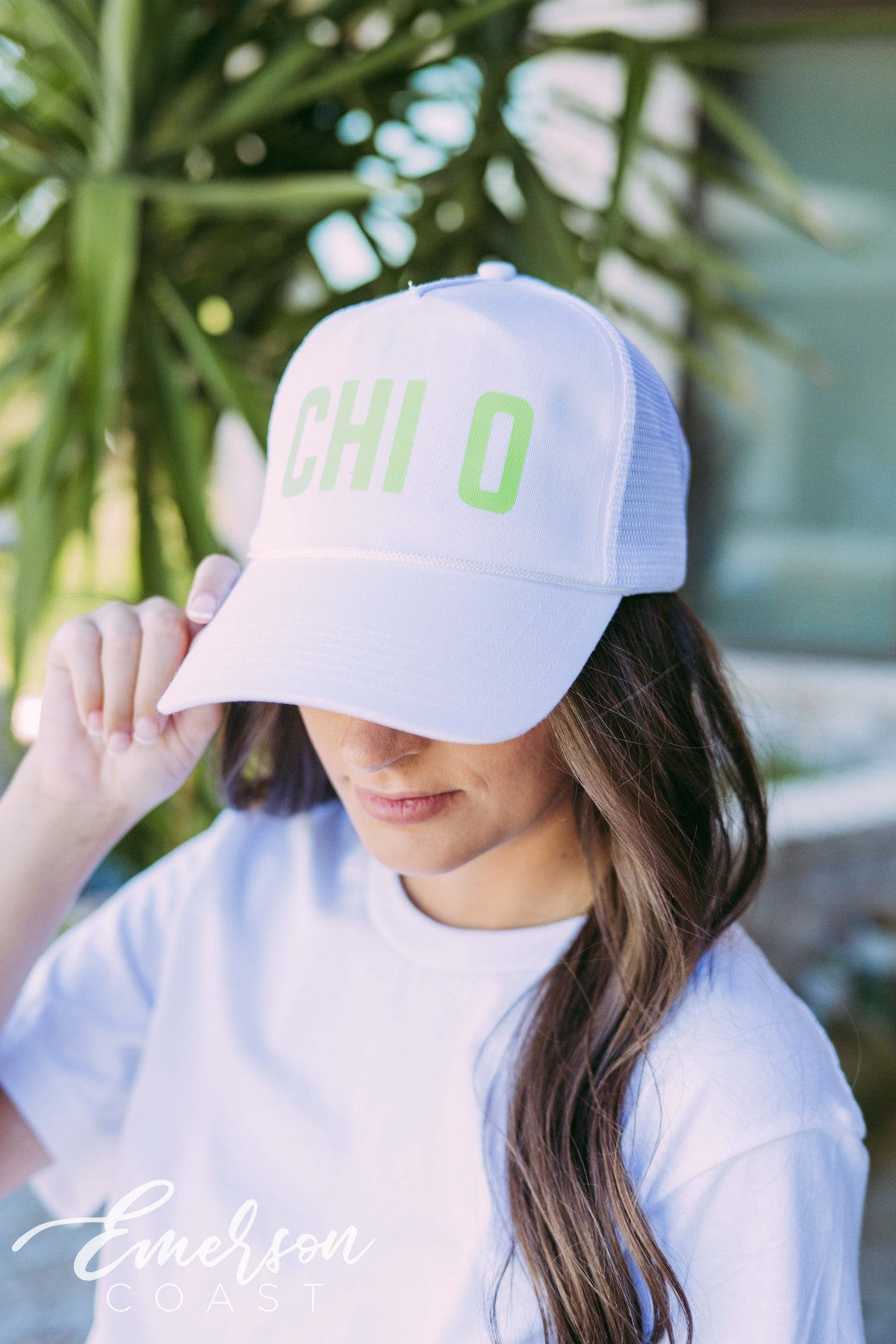 Chi Omega Vinyl PR Hat