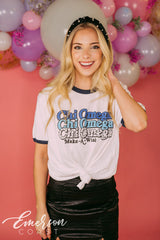Chi Omega Make A Wish Ringer Tee