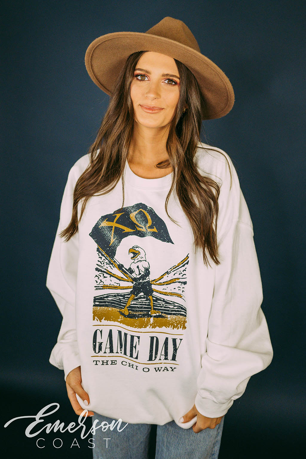 Chi O Eagle Game Day Sweatshirt