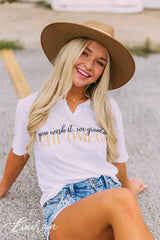 Chi O You Wish it We Grant It Notch Tee