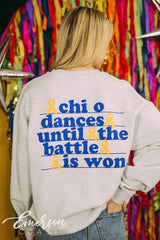 Chi Omega Philanthropy Dance Blue Crewneck