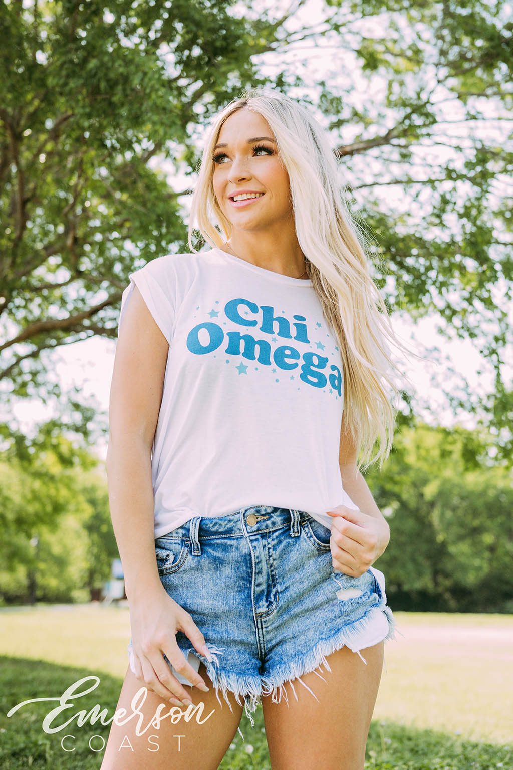 Chi Omega Philanthropy Granting Wishes Tee