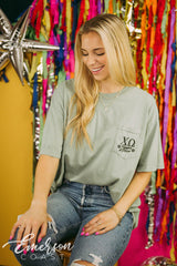 Chi Omega Philanthropy Puppies and Pizza Tee
