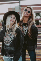 Chi Omega Tiger Corduroy Sweatshirt