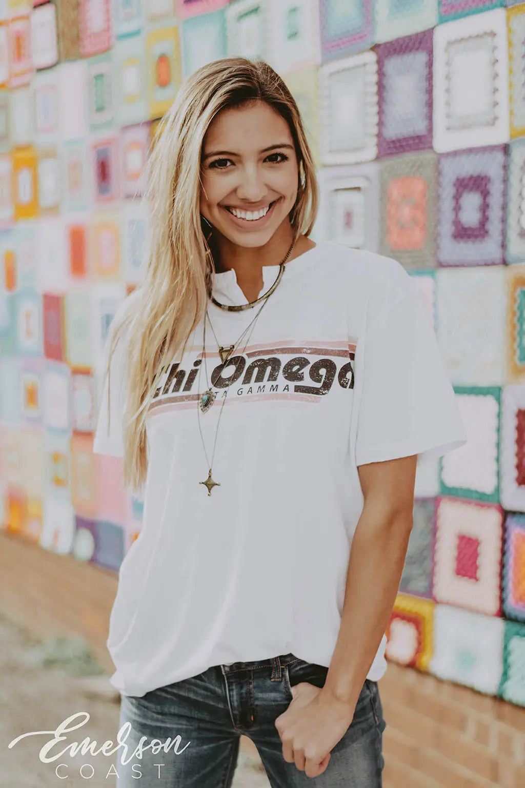 Chi Omega PR Notch Tee
