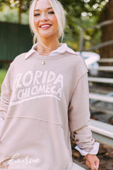 Chi Omega Vintage PR Raw Edge Sweatshirt