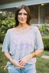 Chi Omega Recruitment Slouchy Tee