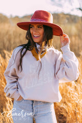 Chi Omega Subtle Sand Crewneck