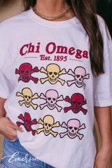 Chi O Skull Tee
