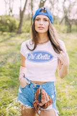 Delta Delta Delta Bid Day Built to Last Themed Tee