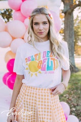 Delta Delta Delta Philanthropy Colorful Sunshine Tee