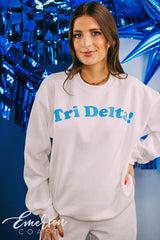 Tri Delta! PR Simple Ivory Crewneck