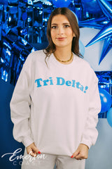 Tri Delta! PR Simple Ivory Crewneck