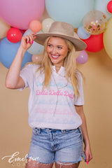 Delta Delta Delta Repeating Notch Tee