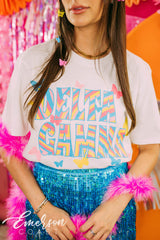Delta Gamma Bid Day Colorful Butterfly Tee