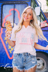 Delta Gamma Philanthropy Backyard BBQ Notch Tee