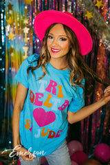 Tri Delta Hearts St. Jude Acid Colorful Tee