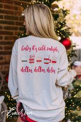 Delta Delta Delta Christmas Long Sleeve Tee