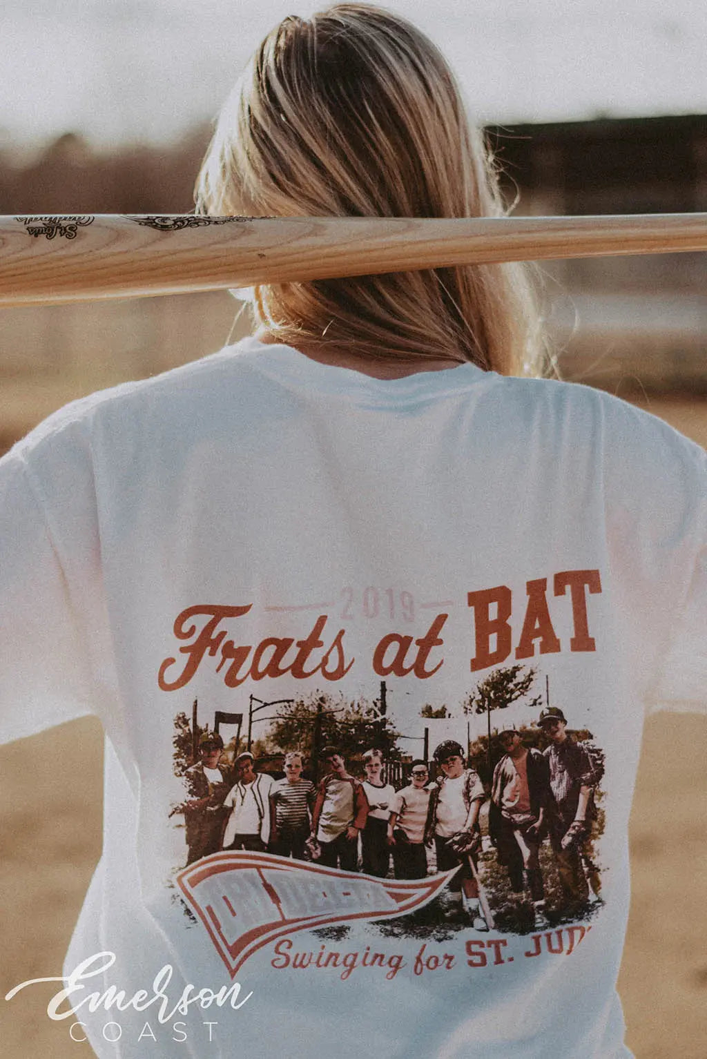 Tri Delta Frats At Bat Philanthropy Tshirt