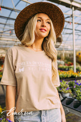 Delta Delta Delta Philanthropy St Jude Simple Butterfly Tee