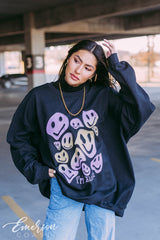 Tri Delta Smiley Face PR Crewneck