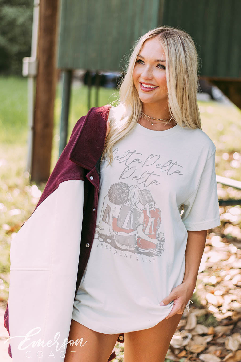 Delta Delta Delta Presidents List Tee