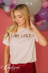 Tri Delta Oatmeal Recruitment Tee