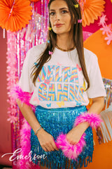 Delta Gamma Bid Day Colorful Butterfly Tee