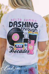 Delta Gamma Function Dashing Through The Decades Tee