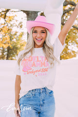 Delta Gamma Philanthropy Backyard BBQ Cowboy Boots Tee