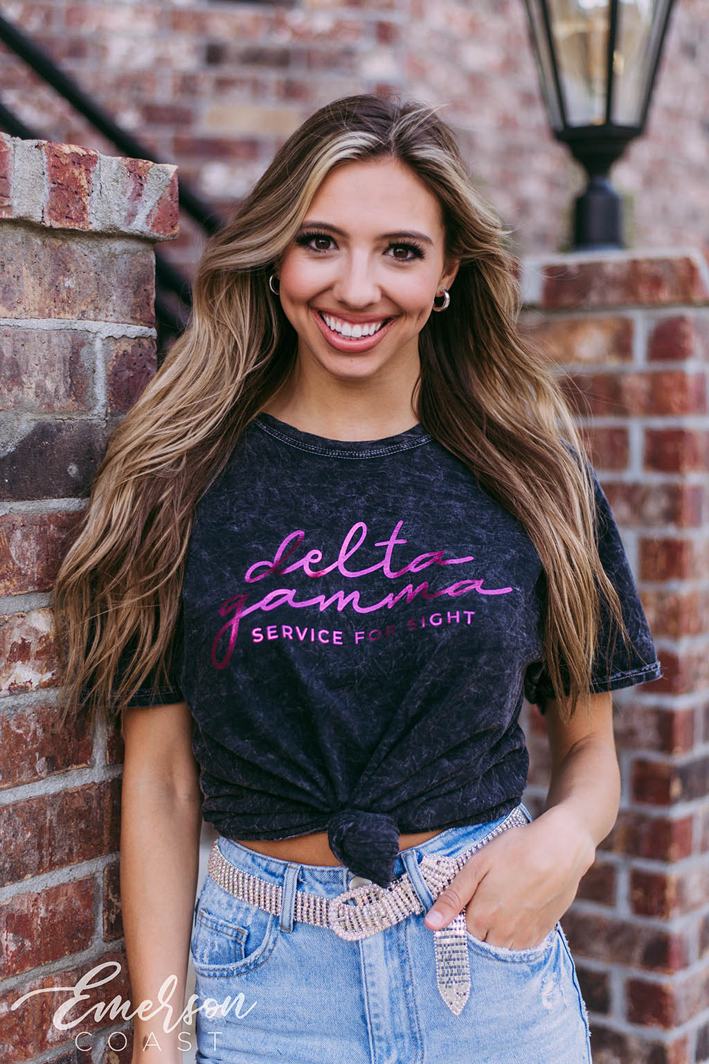 Delta Gamma Service for Sight Mineral Wash Tee