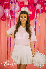 Delta Gamma Light Pink Cheer Bid Day Jersey