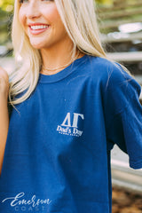 Delta Gamma Dad's Day Navy Tee