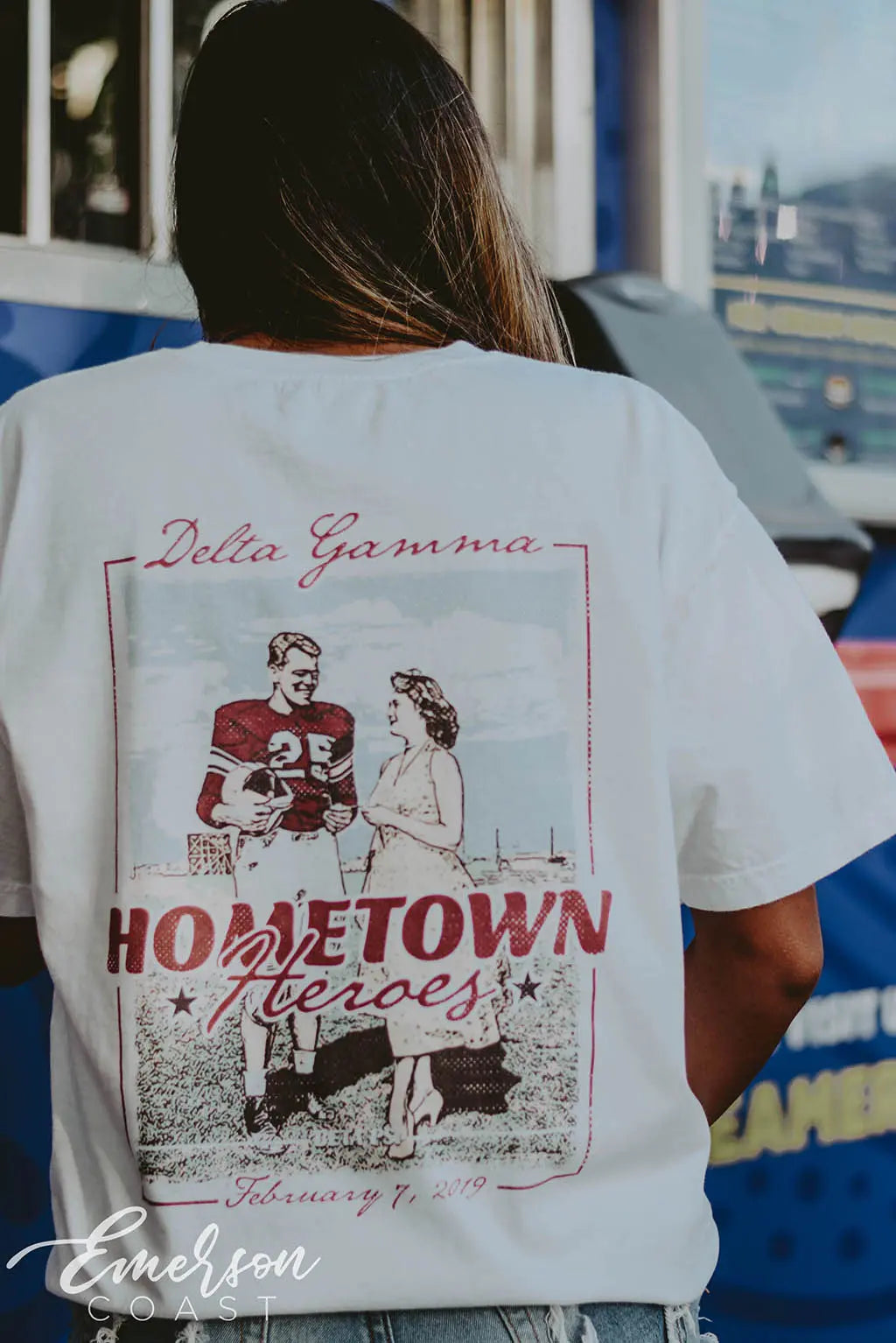 Delta Gamma Hometown Heroes Social Tshirt