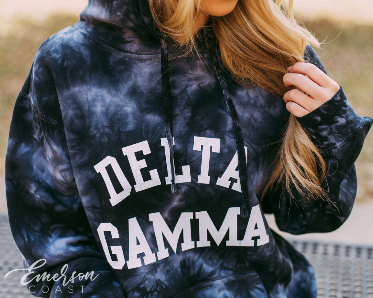 Delta Gamma Classic Tie Dye PR Hoodie
