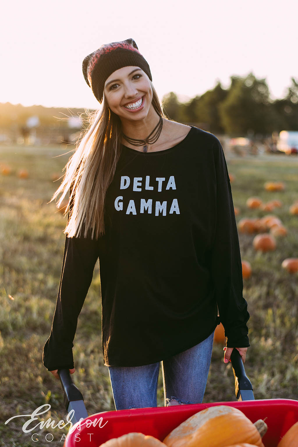 Delta Gamma Simple PR Long Sleeve T-shirt