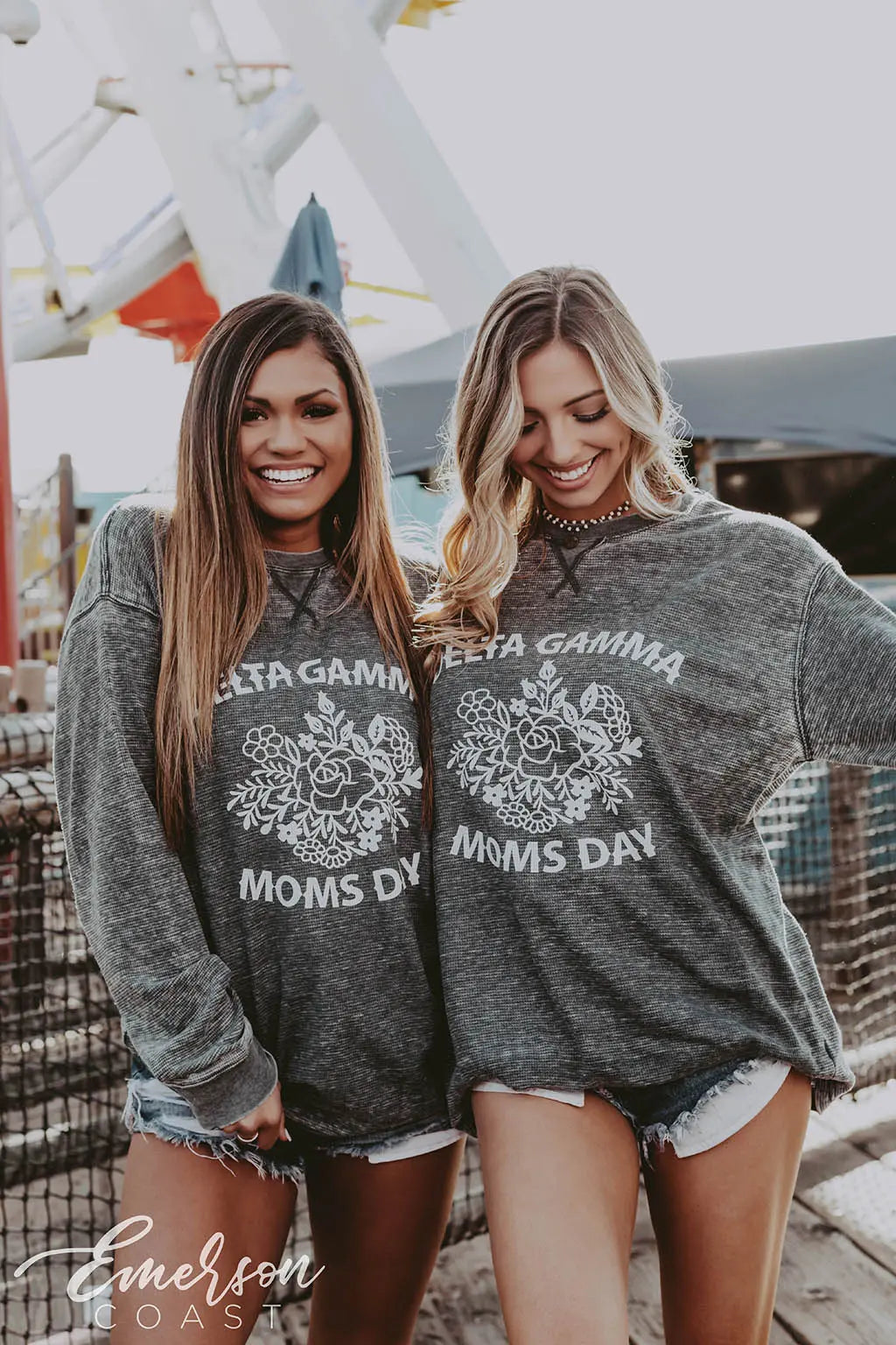 Delta Gamma Moms Day Long Sleeve Thermal Tee
