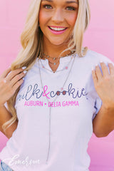 Delta Gamma Milk and Cookies Notch Tee