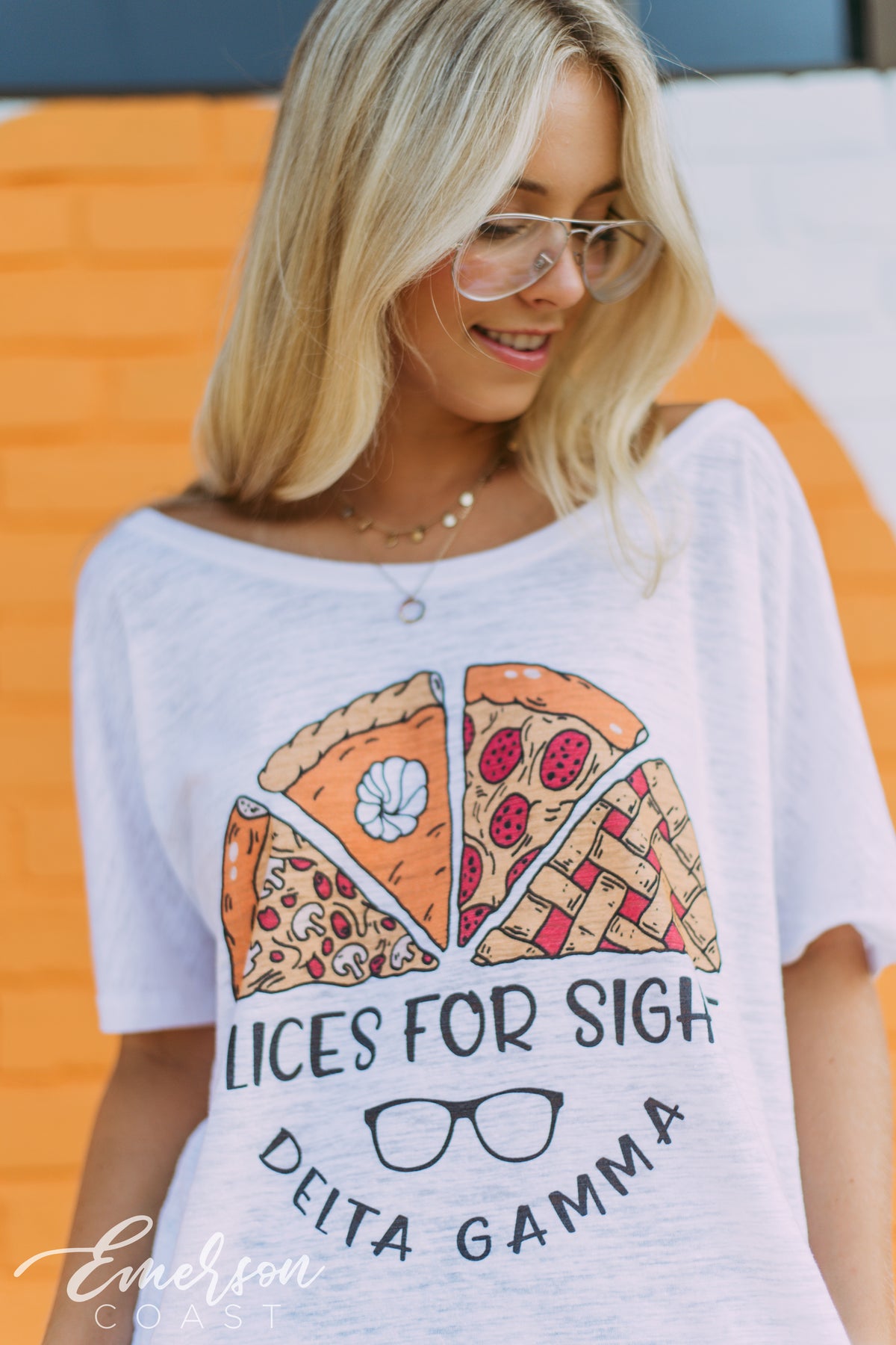 Delta Gamma Slices For Sight Slouchy Tee